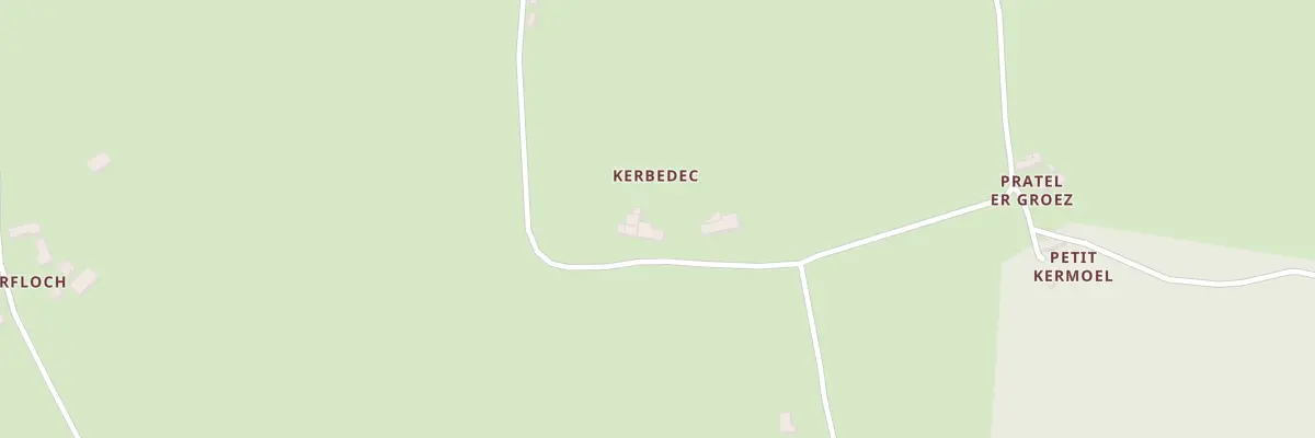 Plan du 6005 Kerbedec à Bignan