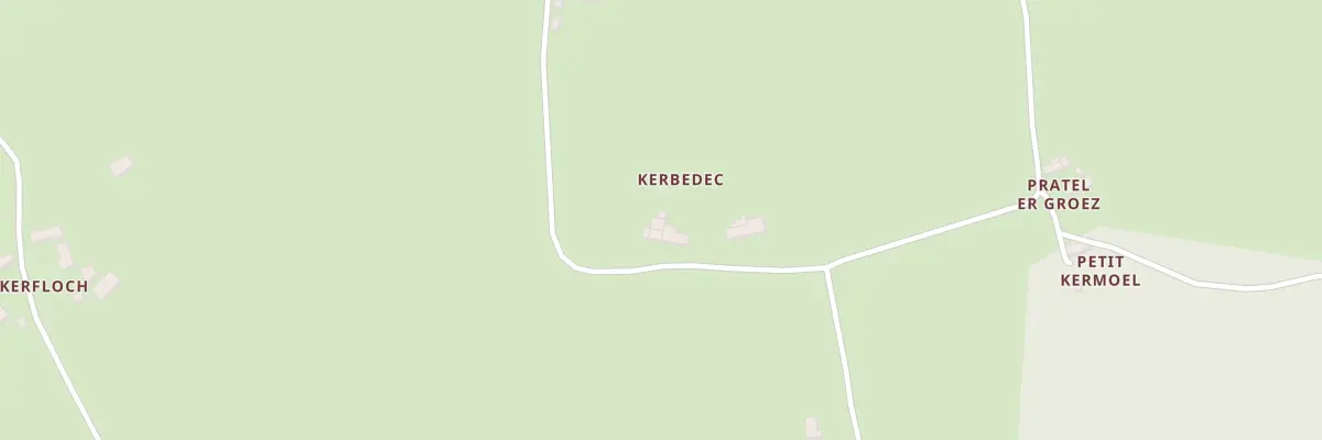 Plan du 5481 Kerbedec à Bignan