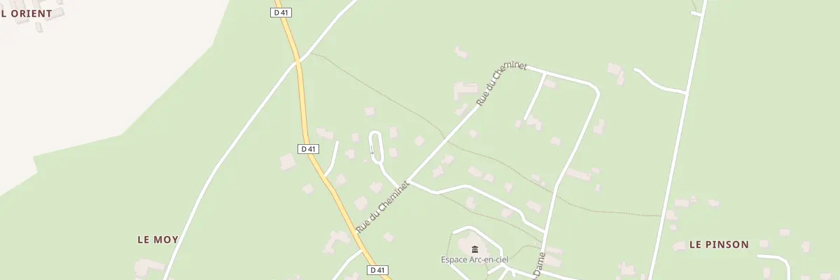 Plan du 3 Rue du Cheminet à Grâce-Uzel