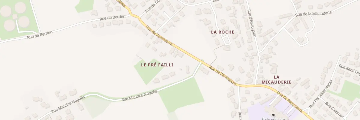 Plan du 65 Rue de Penthièvre à Saint-Brieuc