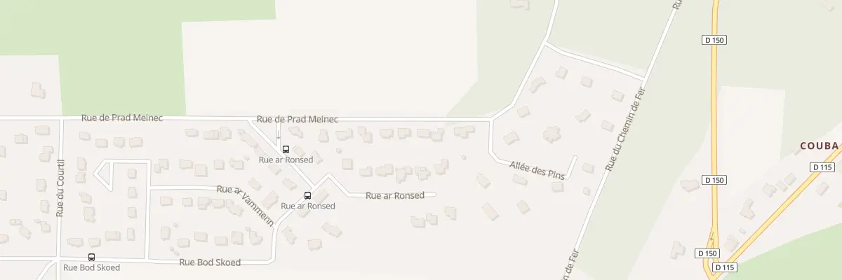 Plan du 28 Rue de Prad Meinec à Colpo