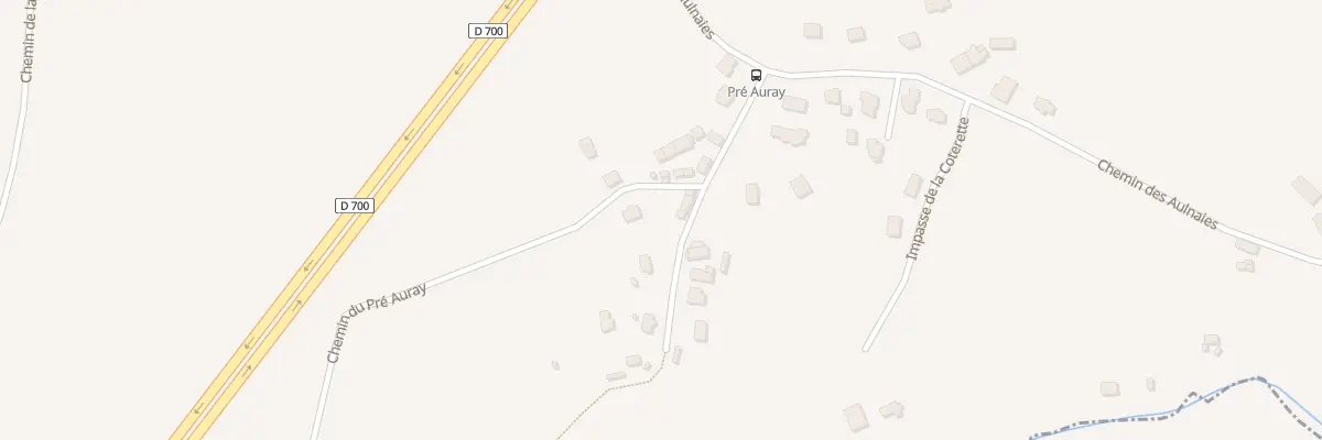 Plan du 3 Che du Pré Auray à Saint-Julien