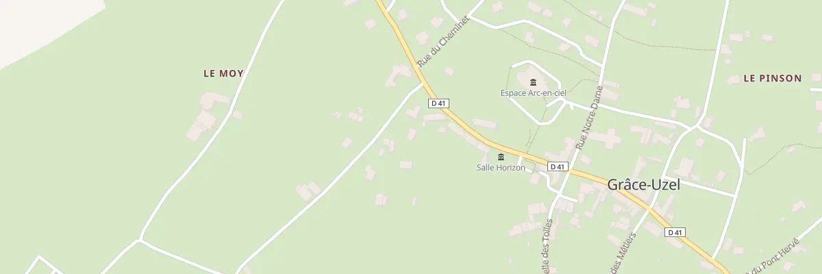 Plan du 3 Les Blossiers à Grâce-Uzel