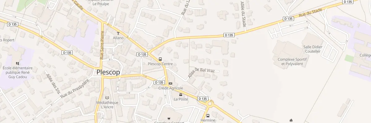 Plan du 58 Av du Gen de Gaulle à Plescop