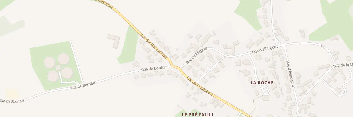 Plan du 30 Rue de l’Argoat à Saint-Brieuc