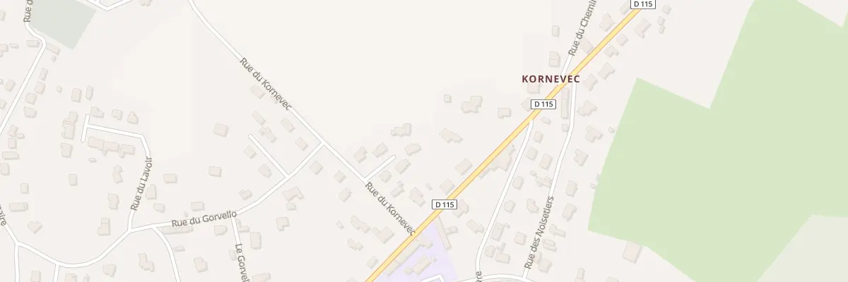 Plan du 560 Rue de Kornevec à Colpo