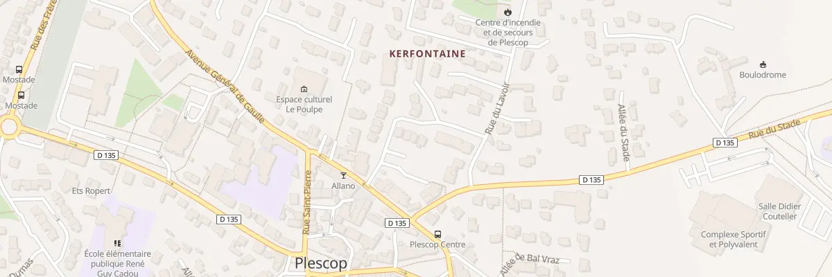Plan du 7 Rue Pierre Marie le Boursicaud à Plescop
