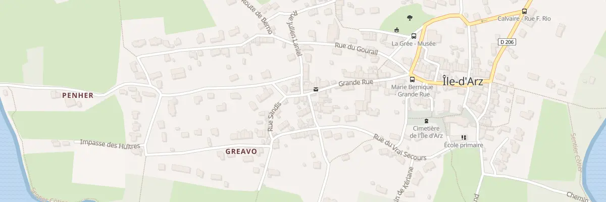 Plan du 5164 Gr Grande Rue à Île-d’Arz