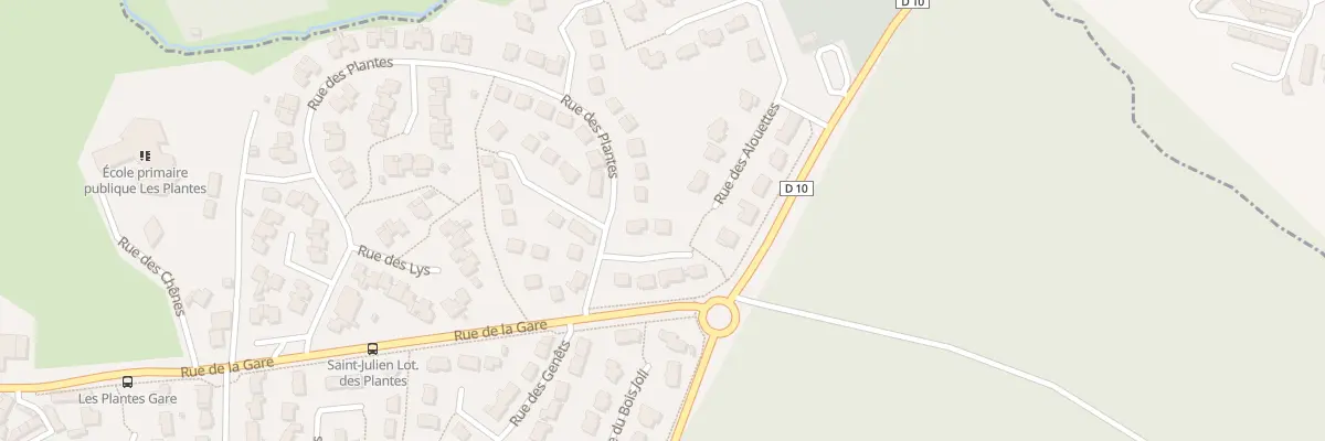Plan du 9 Rue des Jonquilles à Saint-Julien