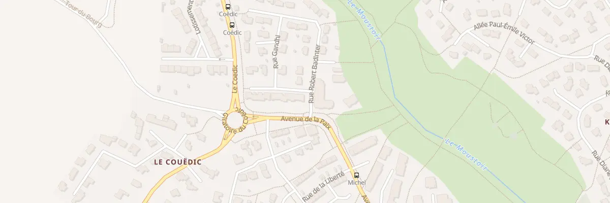 Plan du 1 Rue Martin Luther King à Plescop