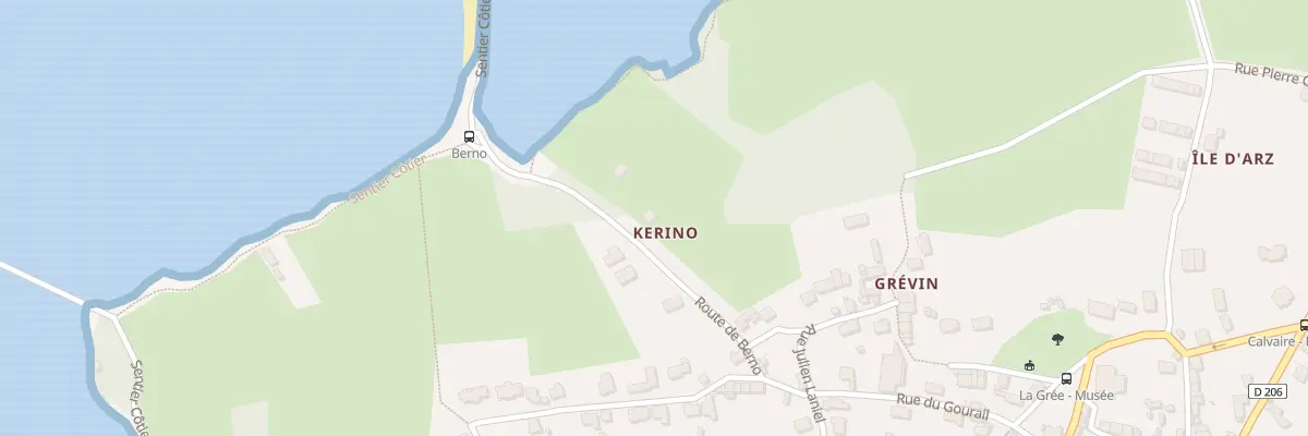 Plan du 180 Rte de Berno à Île-d’Arz