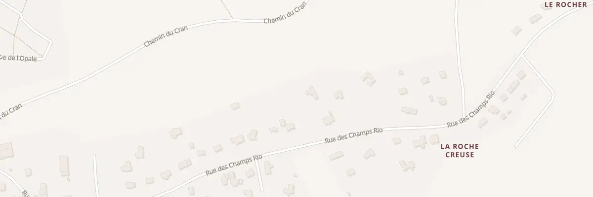 Plan du 387 Rue des Champs Rio - Kergenets à Plaintel