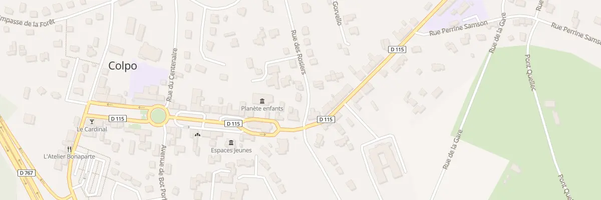 Plan du 3 Rue des Rosiers à Colpo