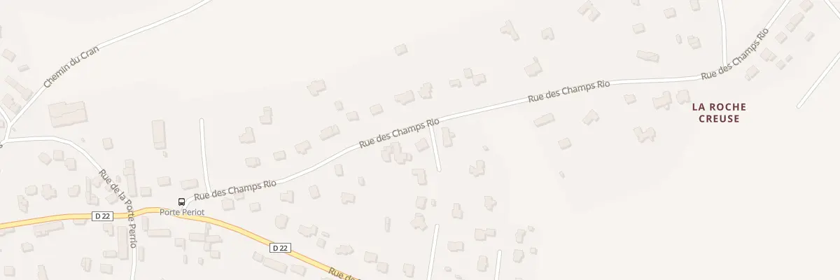 Plan du 308 Rue des Champs Rio - Kergenets à Plaintel