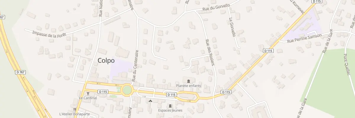 Plan du 5423 Rue des Rosiers à Colpo