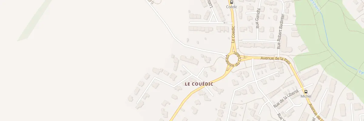 Plan du 6375 Le Coedic à Plescop