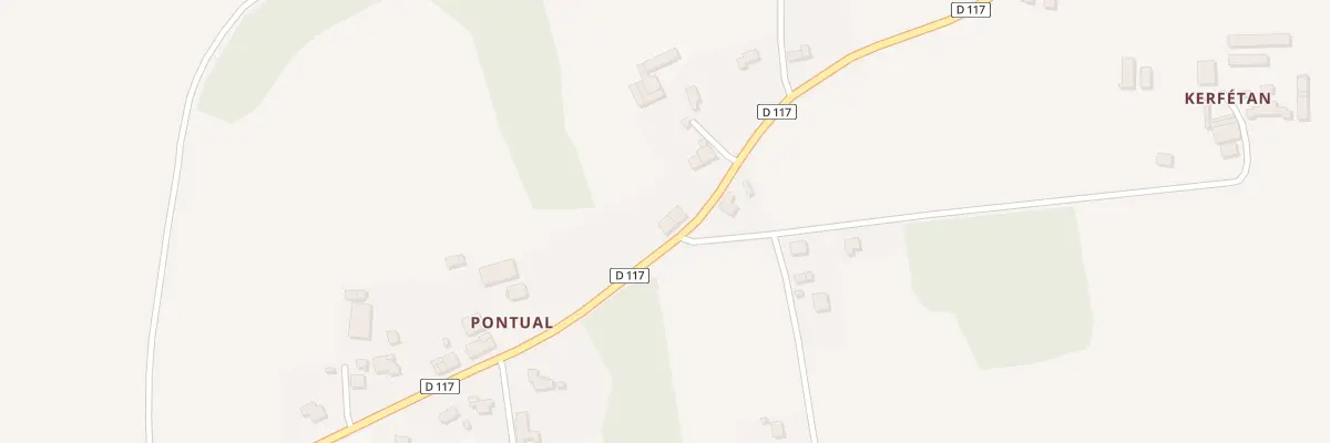 Plan du 29 Pontual à Moréac