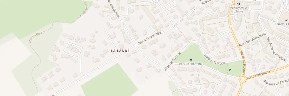 Plan du 33 Rue du Presbytère à Plescop