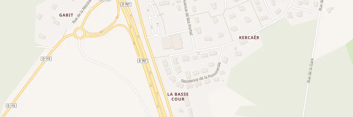Plan du 1 Res de la Pommeraie à Colpo