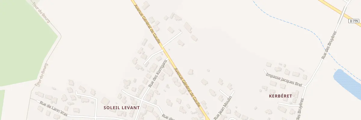 Plan du 110 Av du Gen de Gaulle à Plescop