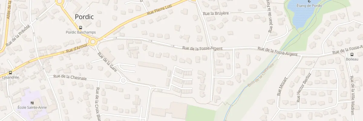 Plan du 16 Rue de la Fosse Argent à Pordic