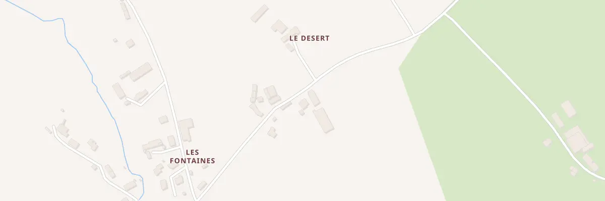 Plan du 5532 Le Désert à Bignan