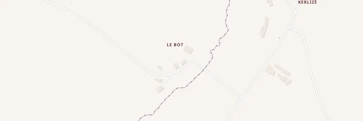 Plan du 15 Le Bot à Kerfourn