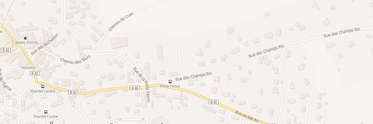 Plan du 107 Rue des Champs Rio - Kergenets à Plaintel