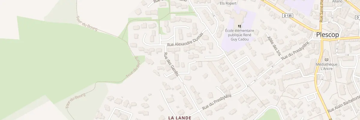 Plan du 5867 Rue Alexandre Dumas à Plescop