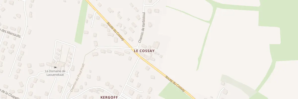 Plan du 2 Che de Kerbistoul à Saint-Gildas-de-Rhuys