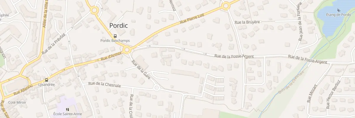 Plan du 6 Rue de la Fosse Argent à Pordic