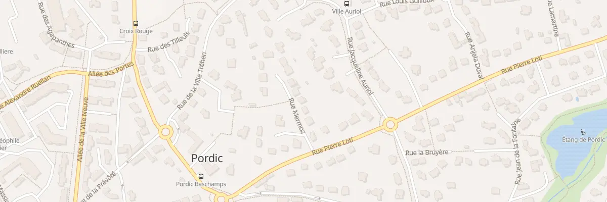 Plan du 10 Rue Mermoz à Pordic
