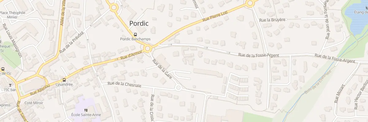 Plan du 2B Rue de la Fosse Argent à Pordic