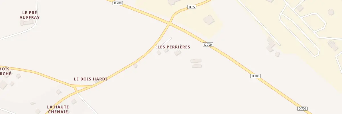 Plan du 268 Les Perrières à Saint-Hervé