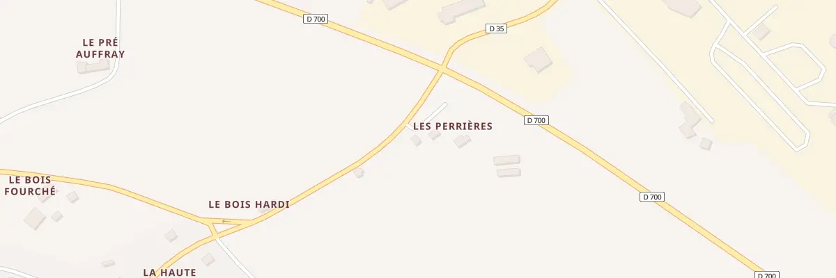 Plan du 252 Les Perrières à Saint-Hervé