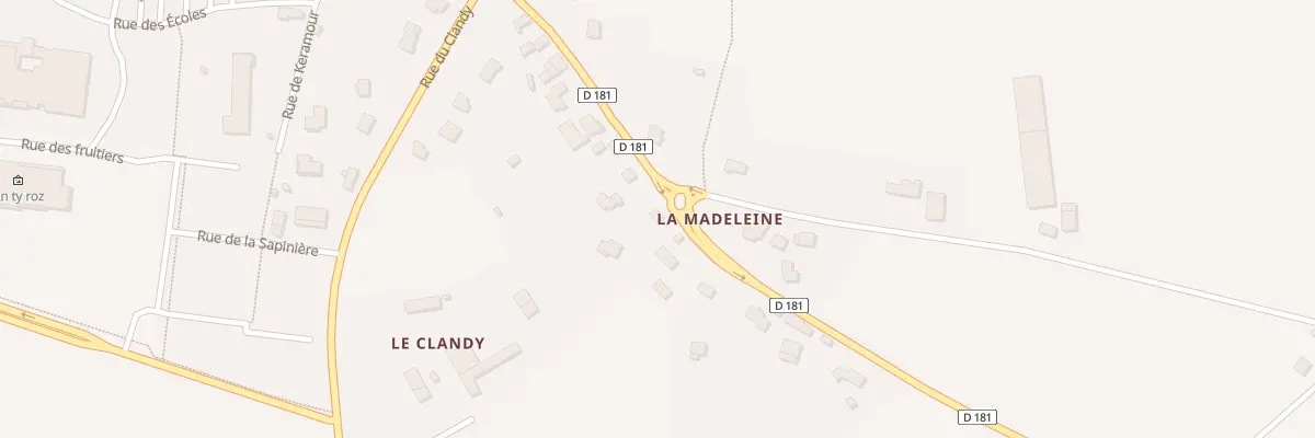 Plan du 48 Rue de la Madeleine à Moréac