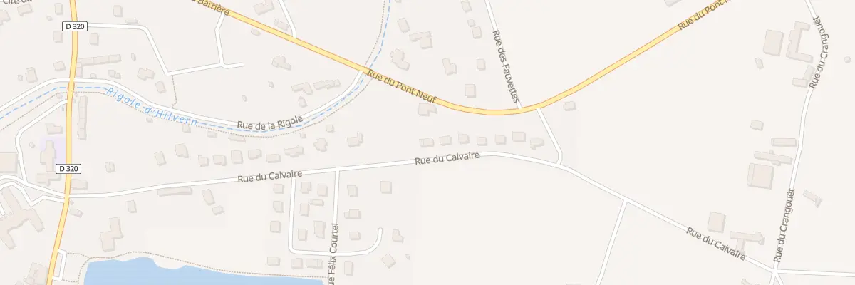 Plan du 29 Rue du Calvaire à Saint-Gonnery