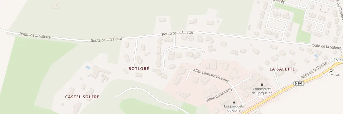 Plan du 1 All des Douglas à Arradon