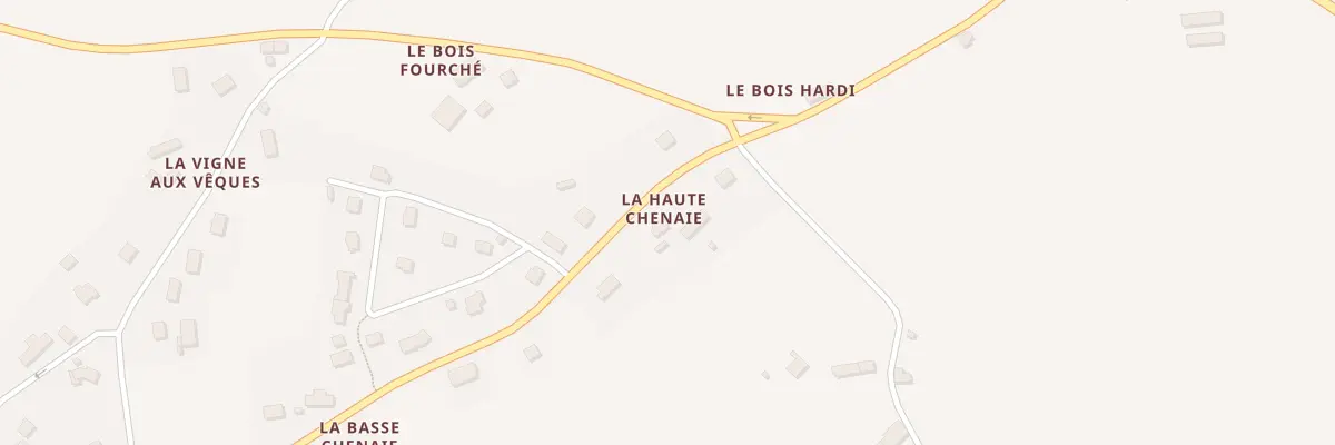 Plan du 40 La Haute Chenaie à Saint-Hervé