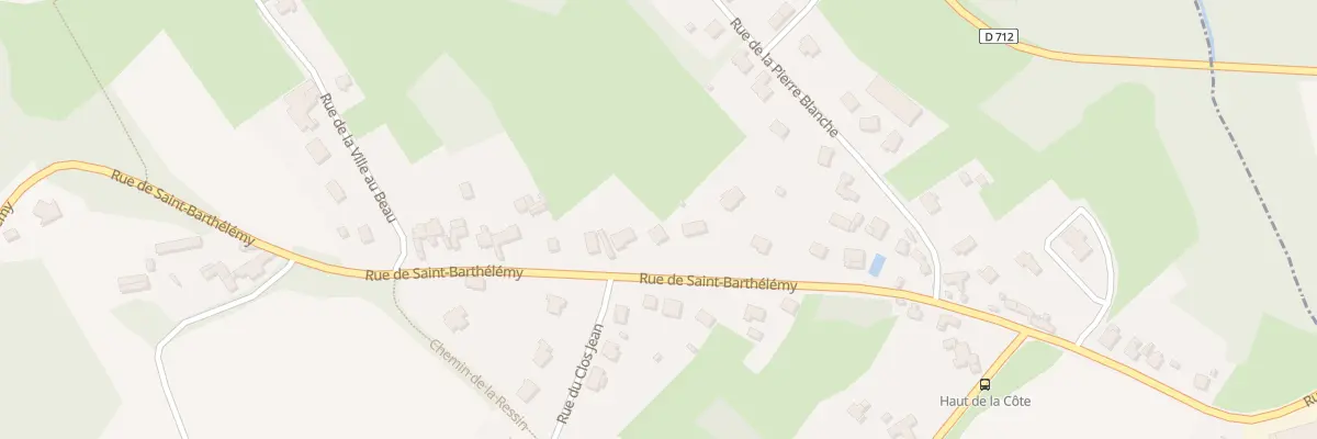 Plan du 72T Rue de St Barthélémy à Ploufragan