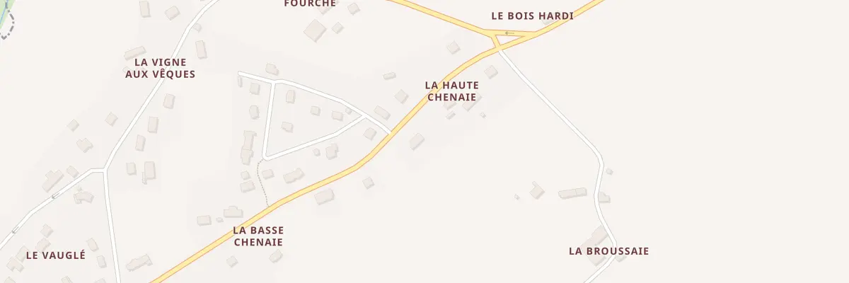 Plan du 36 La Haute Chenaie à Saint-Hervé