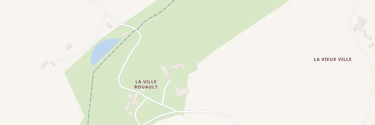 Plan du 21 La Ville Rouault à Trévé