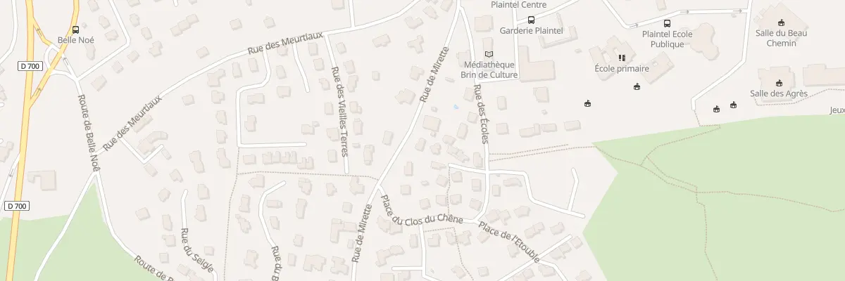 Plan du 1 Rue de Mirette à Plaintel