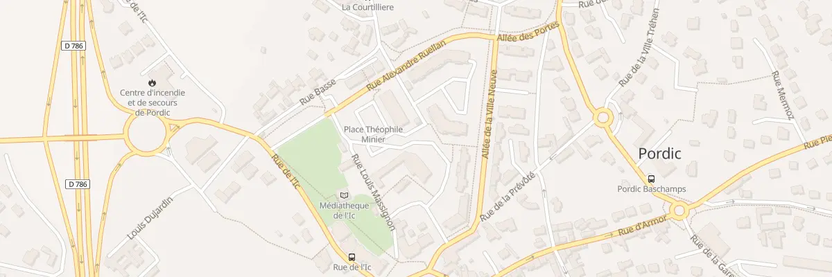 Plan du 2 Rue Yves Trebouta à Pordic