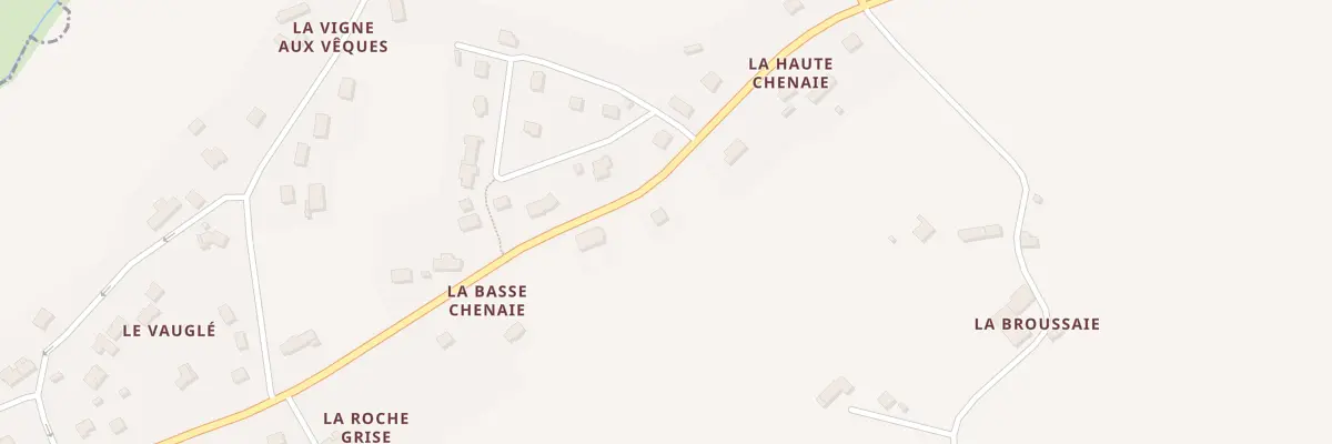 Plan du 32 La Basse Chenaie à Saint-Hervé