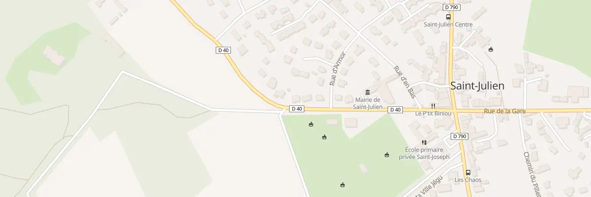 Plan du 9 Rue de Sainte-Anne à Saint-Julien