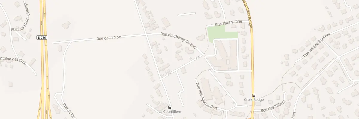Plan du 9 Rue de Boisgelin à Pordic
