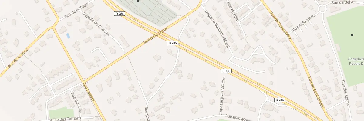 Plan du 1 Rue Bourlago à Pordic