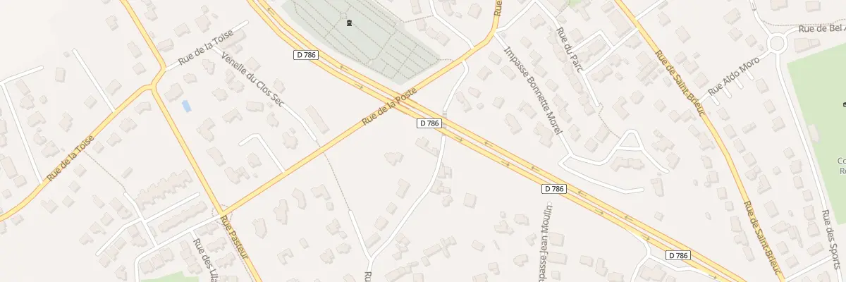 Plan du 2 Rue Bourlago à Pordic