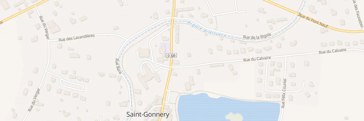 Plan du 1 Rue du Calvaire à Saint-Gonnery